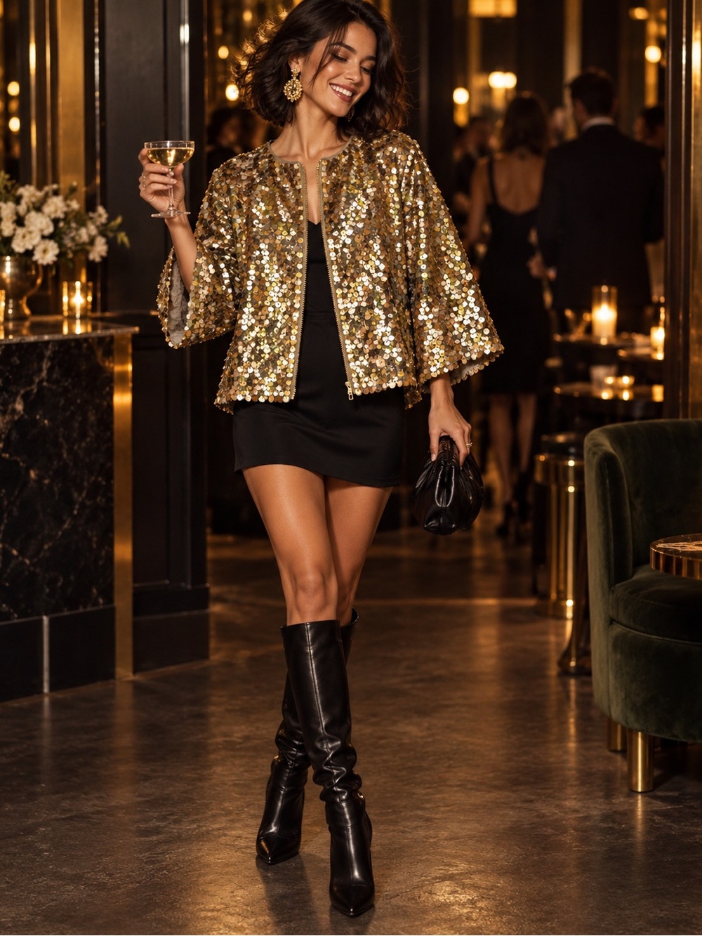 Carlisle Sequin Jacket Stunning! New With All Tags and Extras